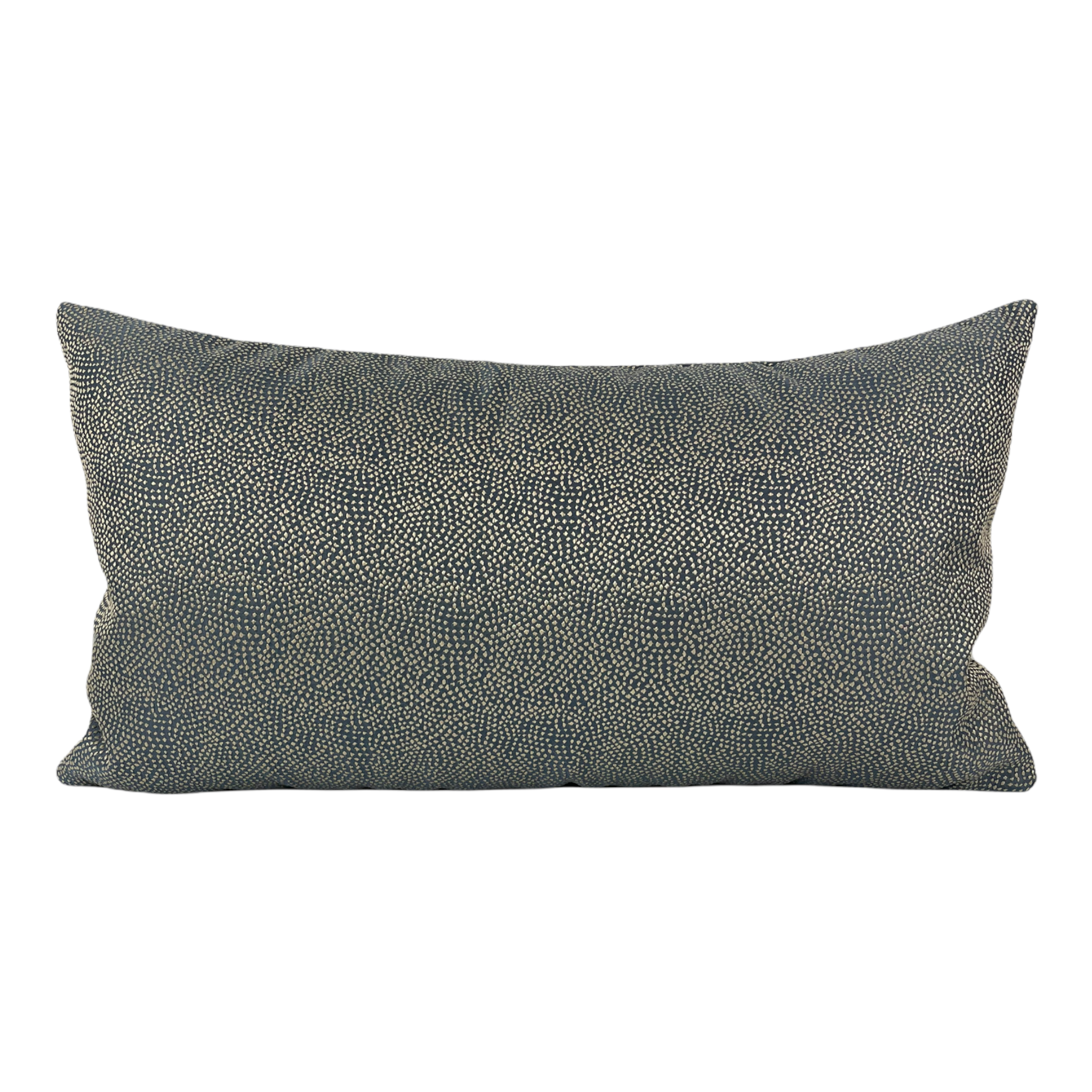 Zaria Slate Lumbar Pillow 12x22 - Premium Decorative Throw Pillow for Sofa, Bed & Couch - Comfortable Back Support Cushion for Living Room, Office & Home Decor