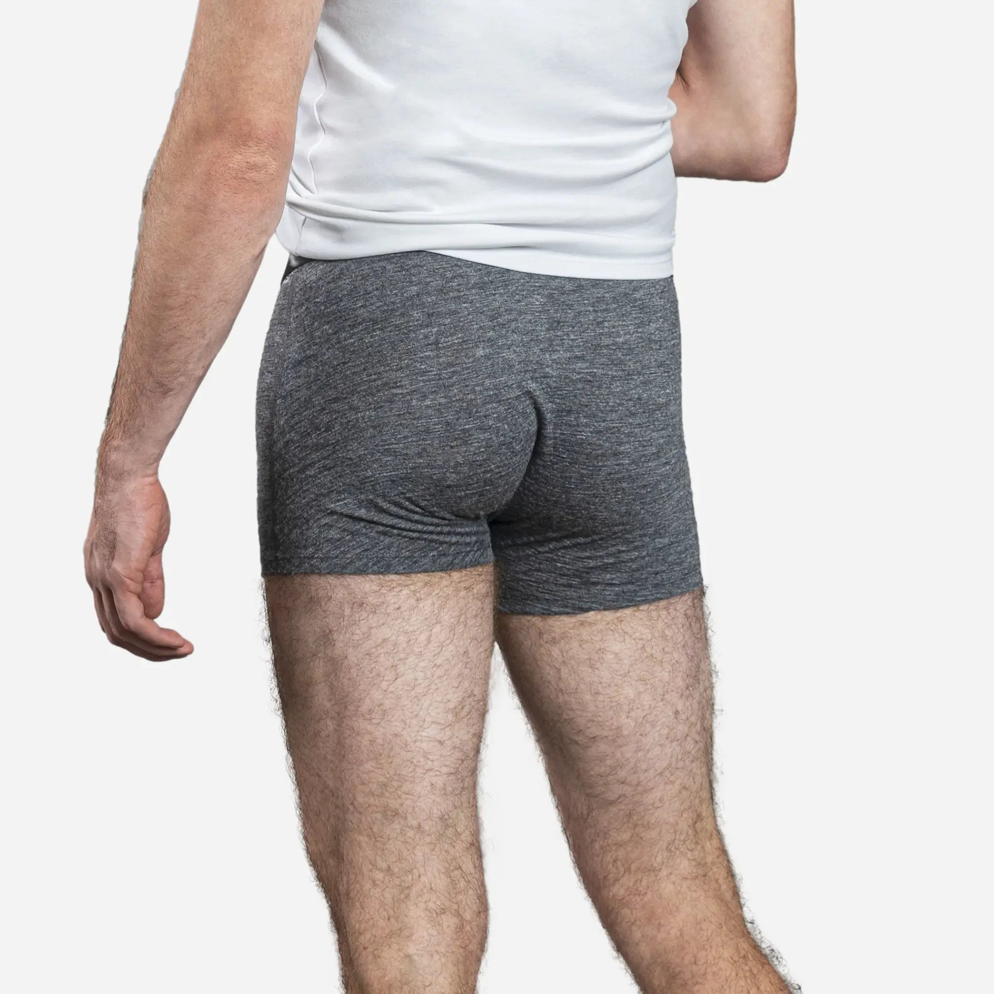 Ultra-Soft Men's Alpaca Wool Boxer Briefs - 160 GSM Lightweight Underwear for All-Day Comfort | Perfect for Travel, Hiking & Cold Weather Activities