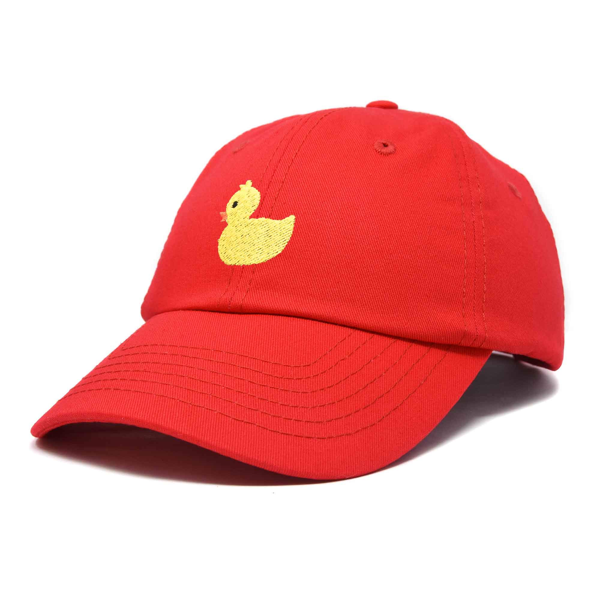 DALIX Cute Duck Soft Baseball Cap - Adjustable Dad Hat for Men & Women | Perfect for Outdoor Activities, Beach, Fishing & Casual Wear