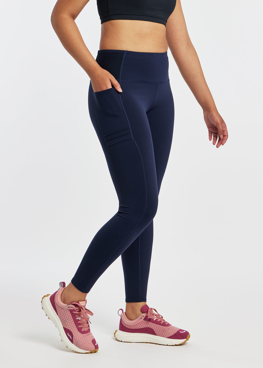 Women's High Waist Pocket Jogger Tights - Running Yoga Workout Leggings with Side Pockets | Perfect for Gym, Fitness & Everyday Wear