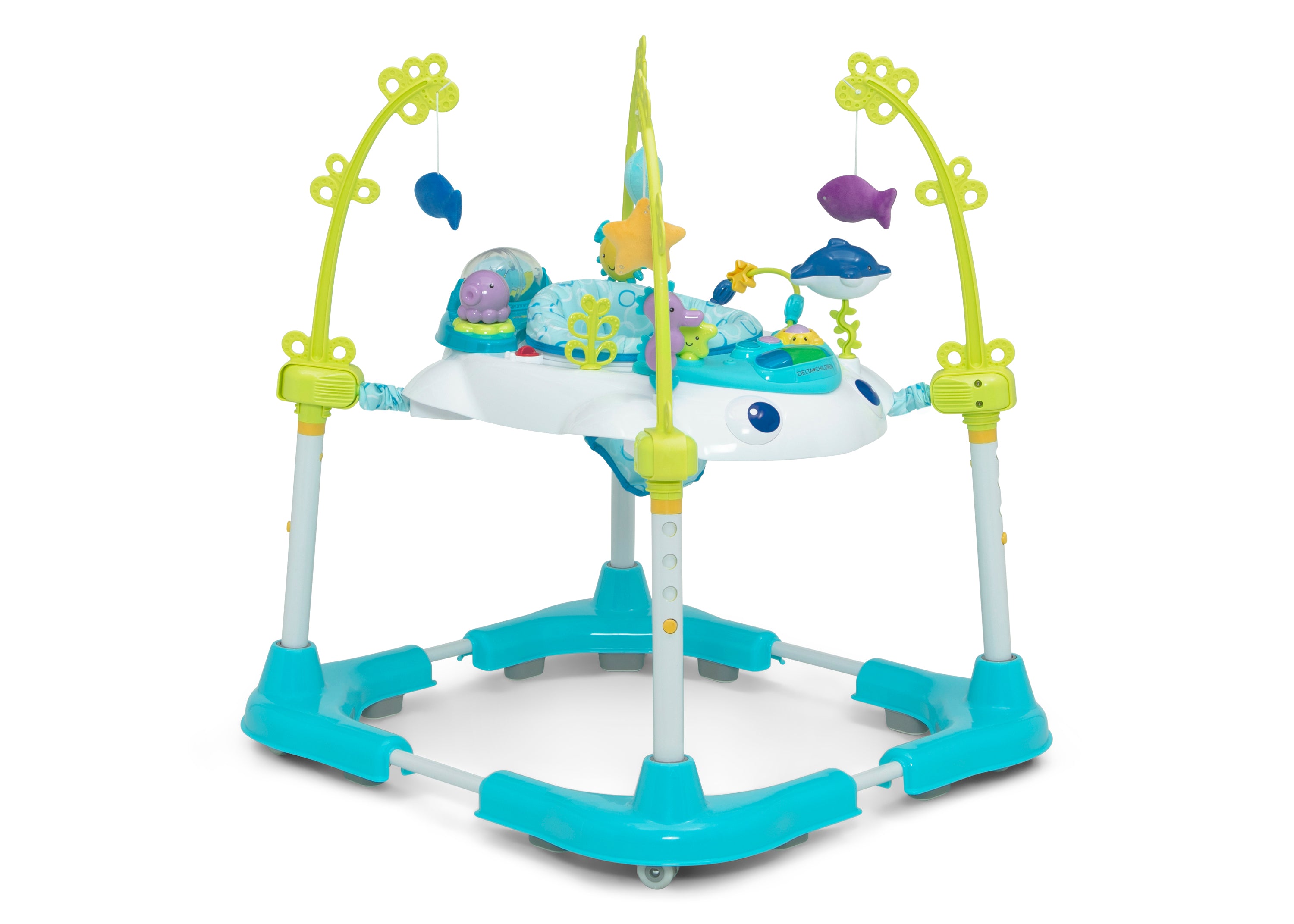 Deluxe Bounceroo Learn2Walk Baby Walker - Interactive Infant Activity Center for Early Walking Development | Perfect for Playtime, Learning & Motor Skills Growth at Home