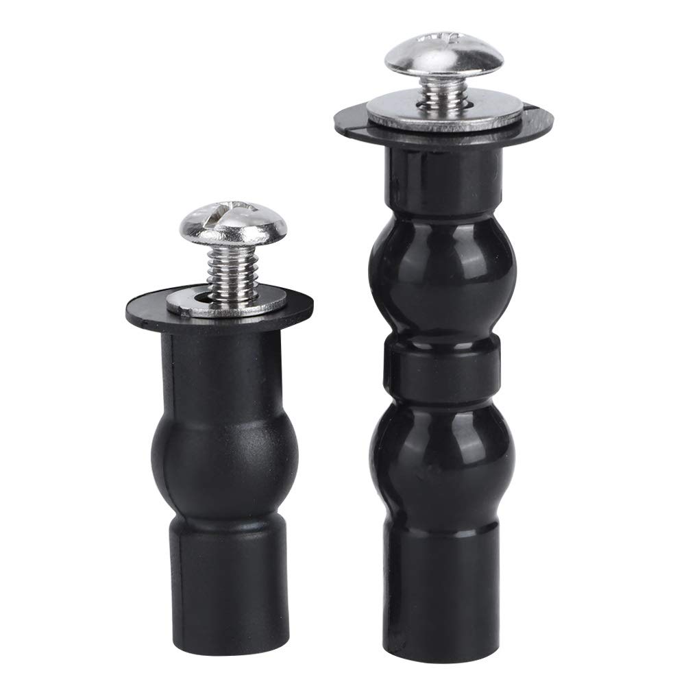 Universal Toilet Seat Cover Screws & Bolts Set - Durable Rubber Expansion Nuts & Hardware Replacement Kit for Toilet Seats - Household DIY Repair Tool Set for Bathroom Maintenance & Toilet Seat Installation