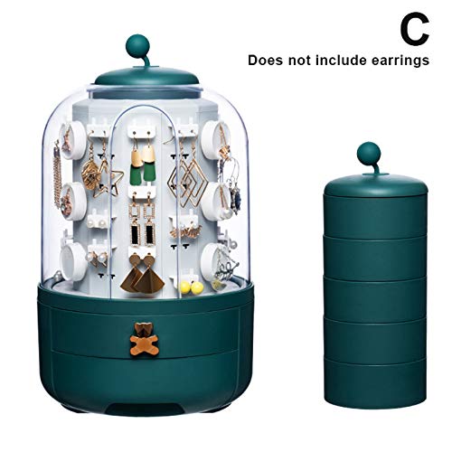 Large Jewelry Storage Box - Portable & Spacious for Home & Travel