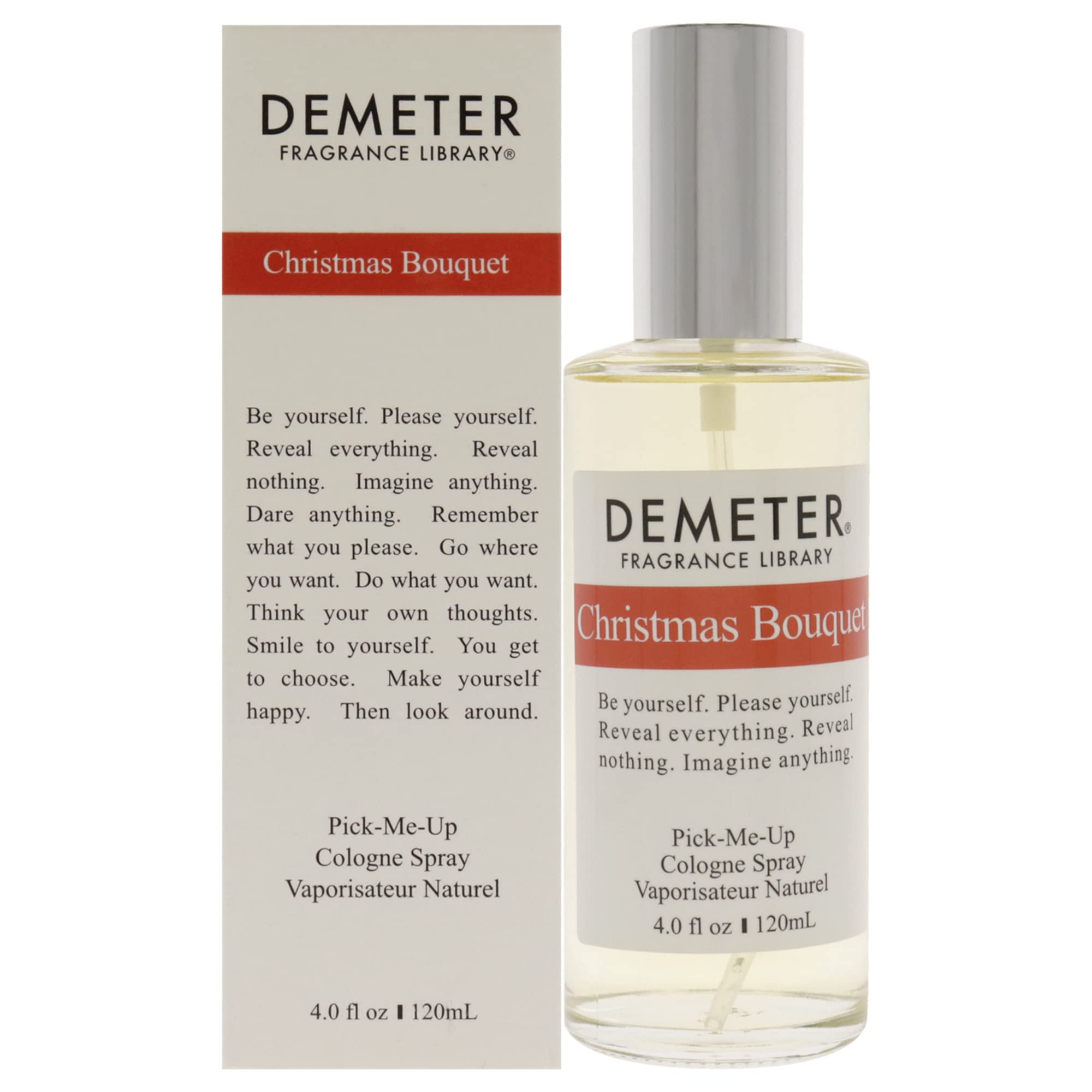 Demeter Christmas Bouquet Cologne Spray for Women - 4 oz Floral Perfume | Holiday Gift & Festive Fragrance for Parties, Weddings & Special Occasions