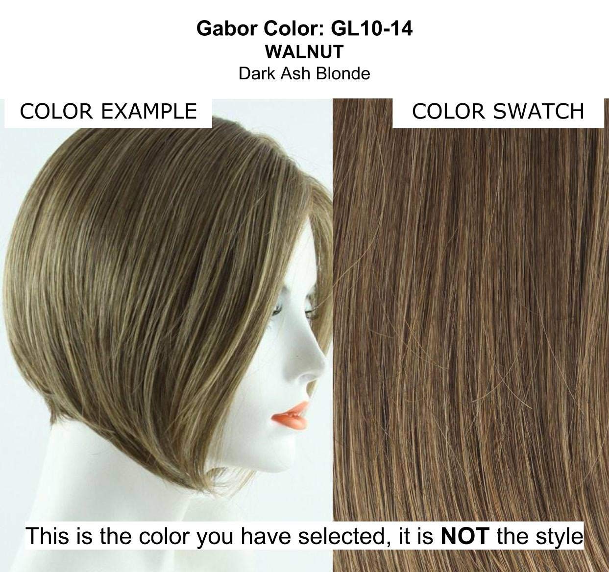 Gabor Stepping Out Average Wig Bundle - 4 Items (Wig, Booklet, Synthetic Shampoo & Wide Tooth Comb) | Color GL10-14 | Perfect for Cosplay, Costume Parties & Hair Loss Solutions