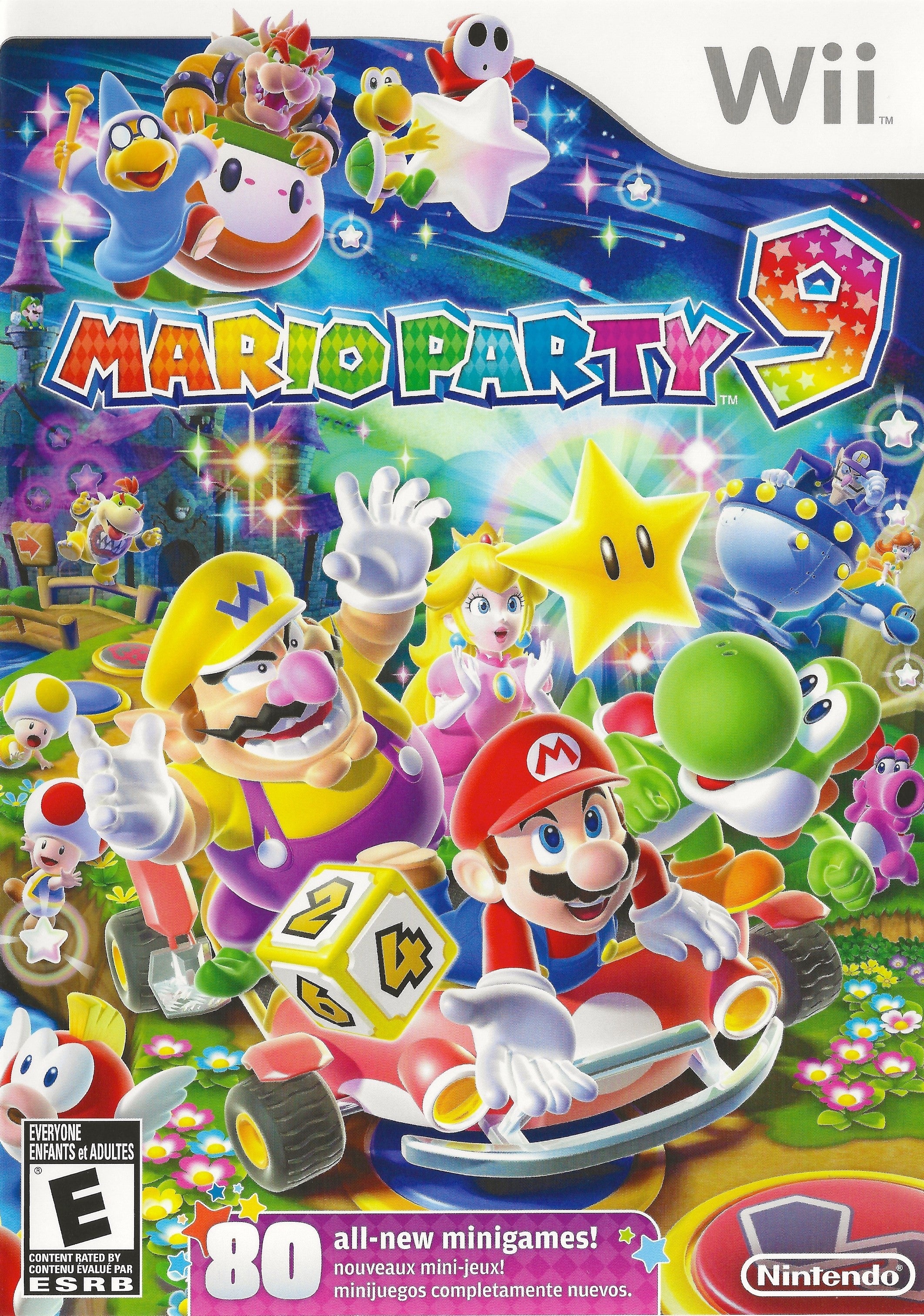 Used Mario Party 9 Wii Video Game - Fun Multiplayer Family Party Game for Nintendo Wii Console - Perfect for Game Nights & Gatherings