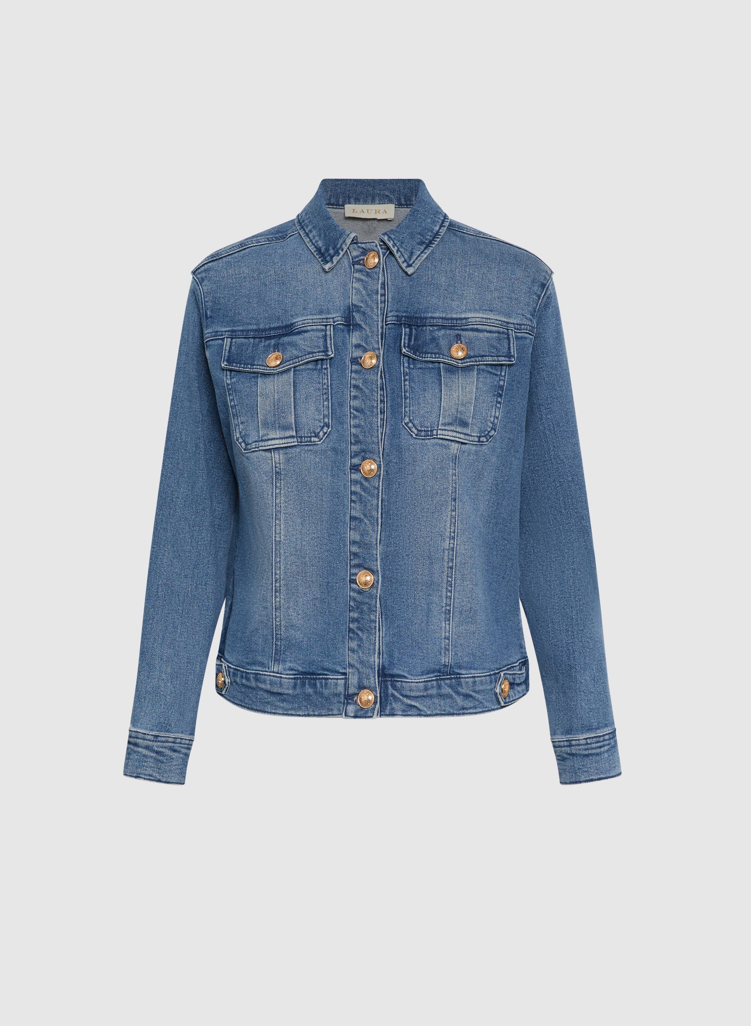 Stylish Button Down Denim Jacket for Men & Women | Classic Denim Shirt Jacket with Comfort Fit | Perfect for Casual Outings, Layering & Streetwear Fashion