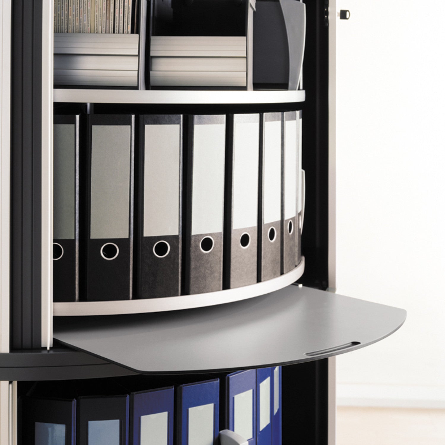 3 Tier Spinning Organizer Cabinet - Rotating Storage Shelf for Kitchen, Bathroom, or Office | Space-Saving Multi-Level Storage Solution for Spices, Cosmetics & Supplies