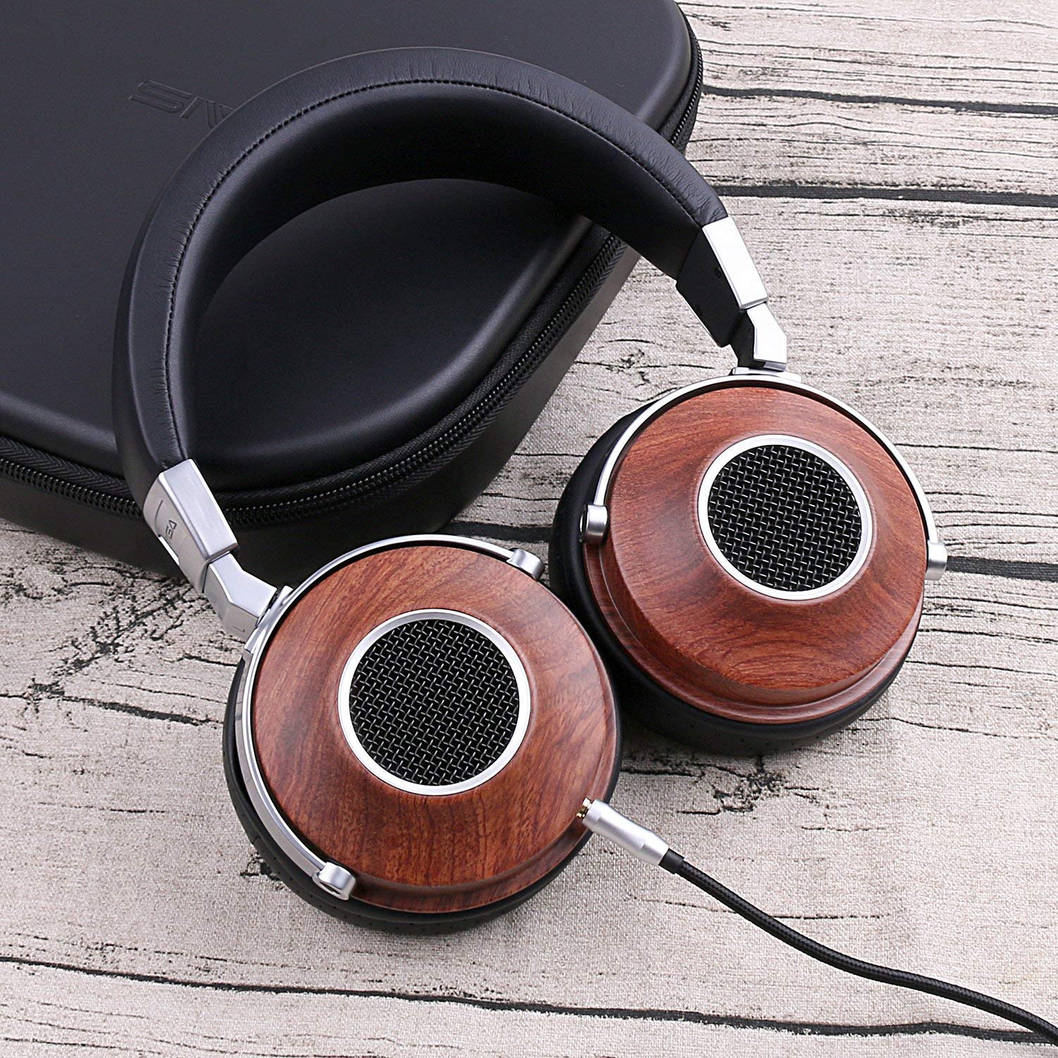 Sivga SV007 Open Back Over-Ear Headphones with Microphone - High-Fidelity Audio for Home Studio & Gaming (Open Box, Taped Packaging)