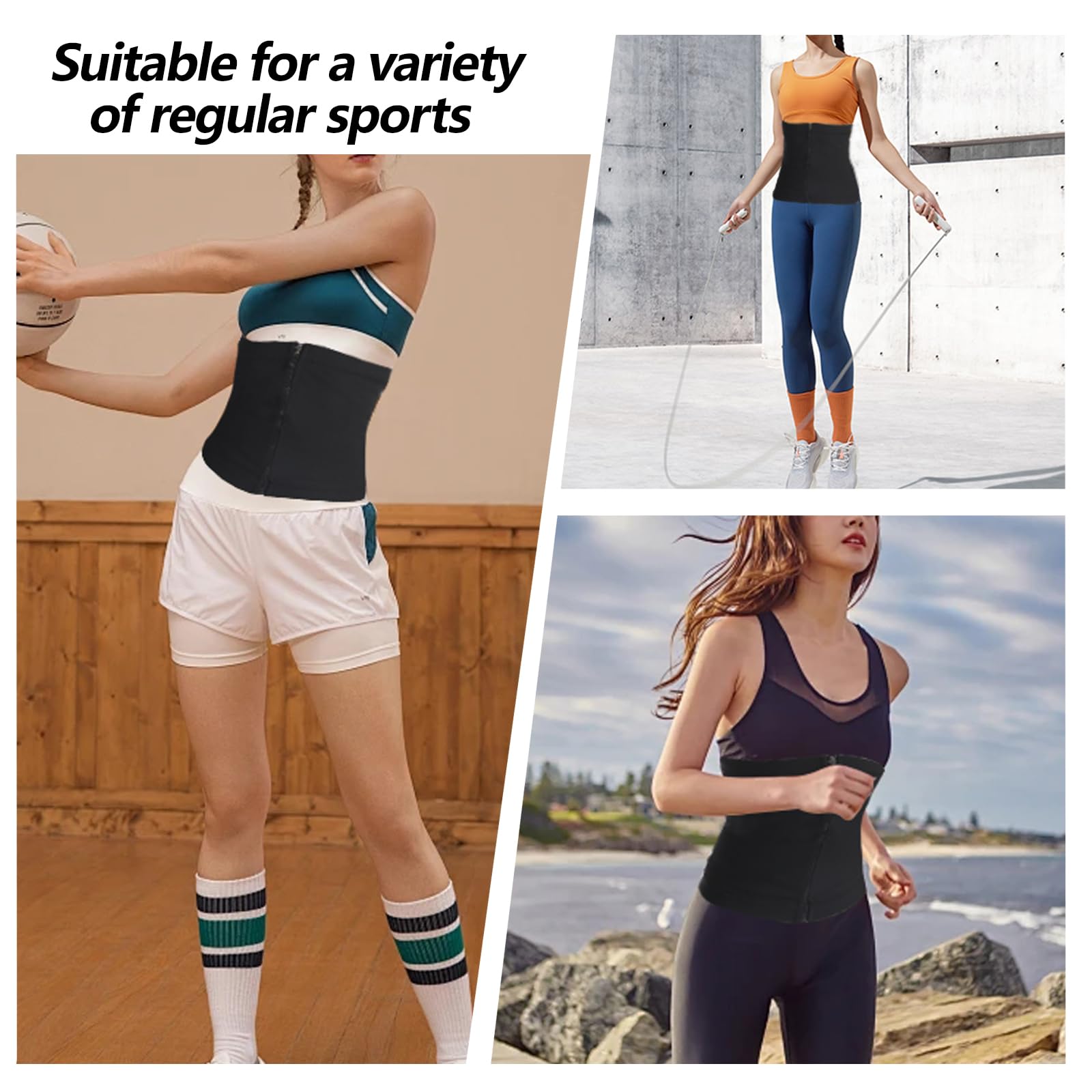 JBT Waist Trainer for Women - Sweat Band & Waist Training Corset - Specially Designed Women's Waist Trimmer for Weight Loss & Body Shaping - Perfect for Workouts, Postpartum Recovery & Everyday Wear