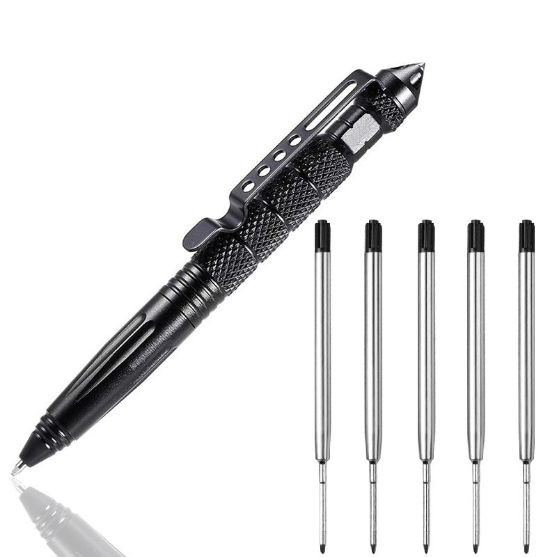 Military Grade Tactical Pen - Self Defense EDC Writing Tool with Glass Breaker & Stylus - Perfect for Outdoor Survival, Emergency Situations & Everyday Carry
