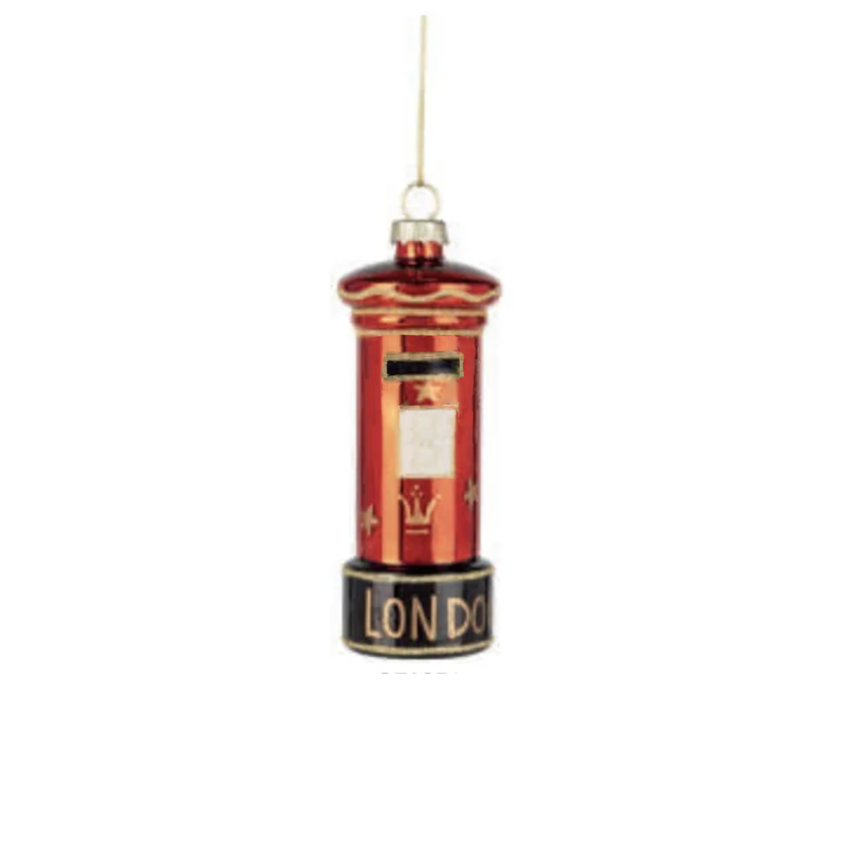 London Royal Mail Ornament - Vintage British Postbox Decor for Home & Office - Perfect for UK Themed Parties, Royal Wedding Decorations & Anglophile Gifts