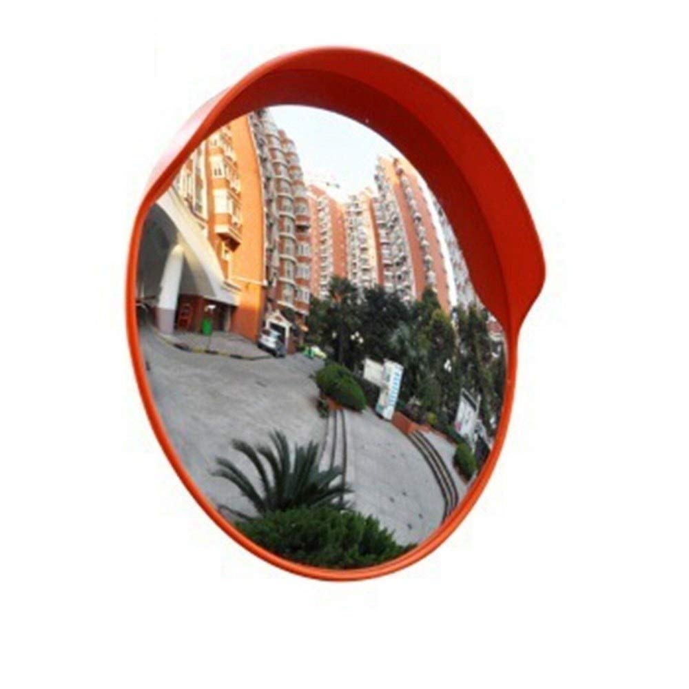 LXTIN 80cm Convex Road Mirror - Wide-Angle Traffic Safety Mirror for Outdoor Driveways, Garages & Blind Corners - Durable Convex Mirror for Enhanced Visibility in Parking Lots, Warehouses & Street Corners