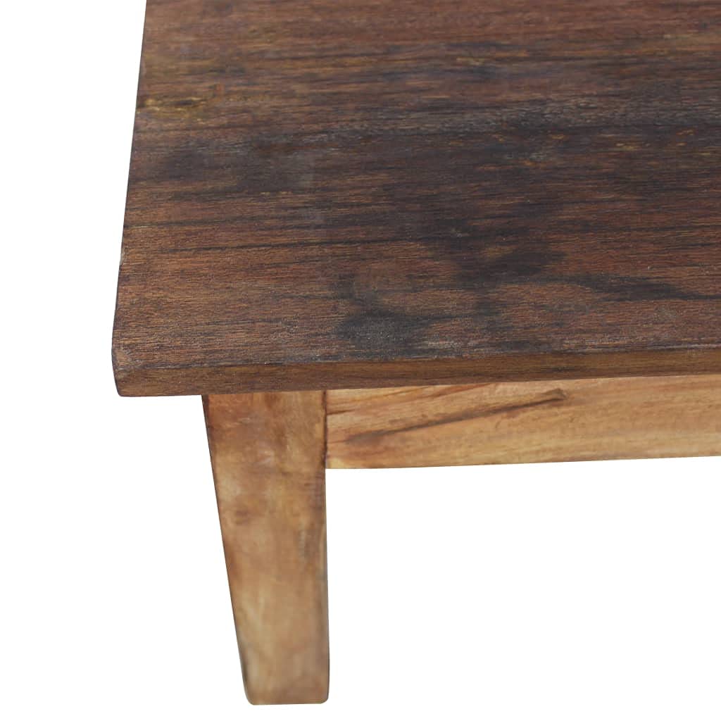Reclaimed Wood Coffee Table - 38.6x28.7x17.7 Inches Solid Wood Sofa Table, TV Stand & Living Room Center Table | Fast Shipping | Perfect for Family Gatherings, Movie Nights & Home Decor