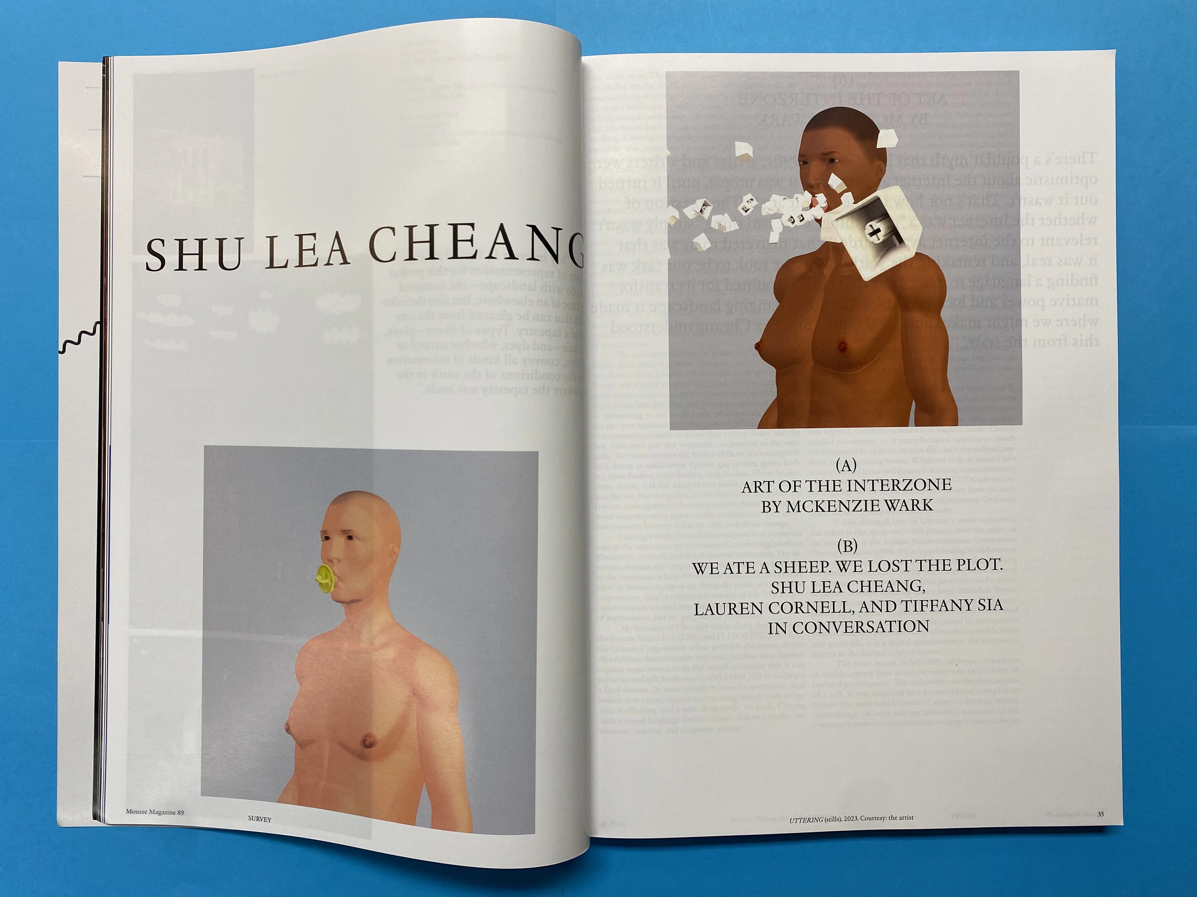 Mousse Magazine Issue 89 Fall 2024 - Contemporary Art & Culture Publication | Perfect for Art Collectors & Design Enthusiasts