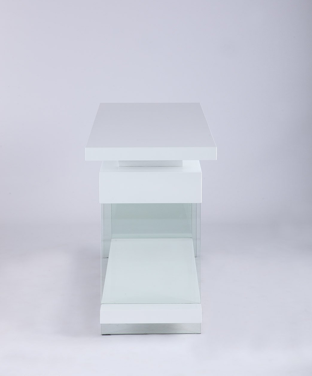 Milan Abbie White Motion Home Office Desk - Adjustable Height Standing Desk for Work from Home, Study & Gaming - Ergonomic Computer Desk with Smooth Electric Motor for Small Spaces & Modern Offices