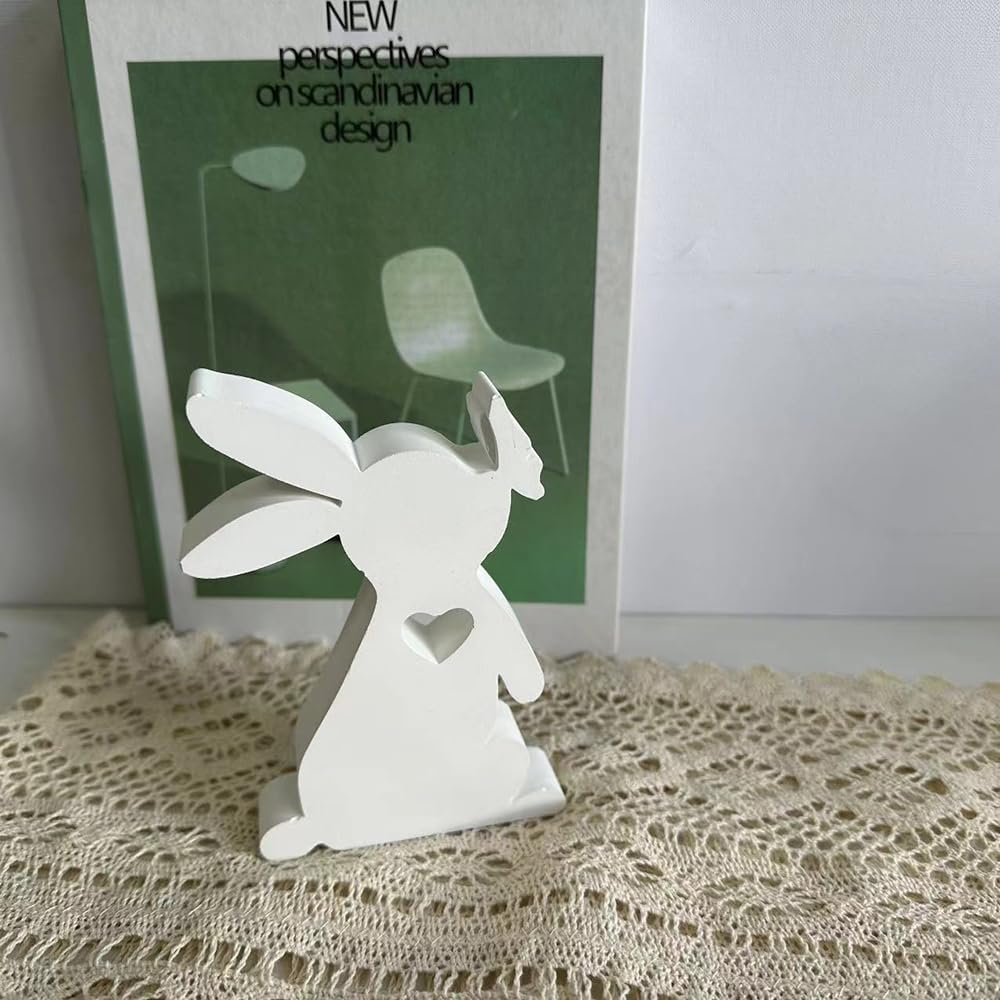 Easter Bunny Candle Molds - Silicone Rabbit Kissing Butterfly Mold for DIY Candle Making, Easter Decorations, Aromatherapy Candles, Resin & Gypsum Crafts - Perfect for Easter Gifts, Home Decor, and Holiday DIY Projects