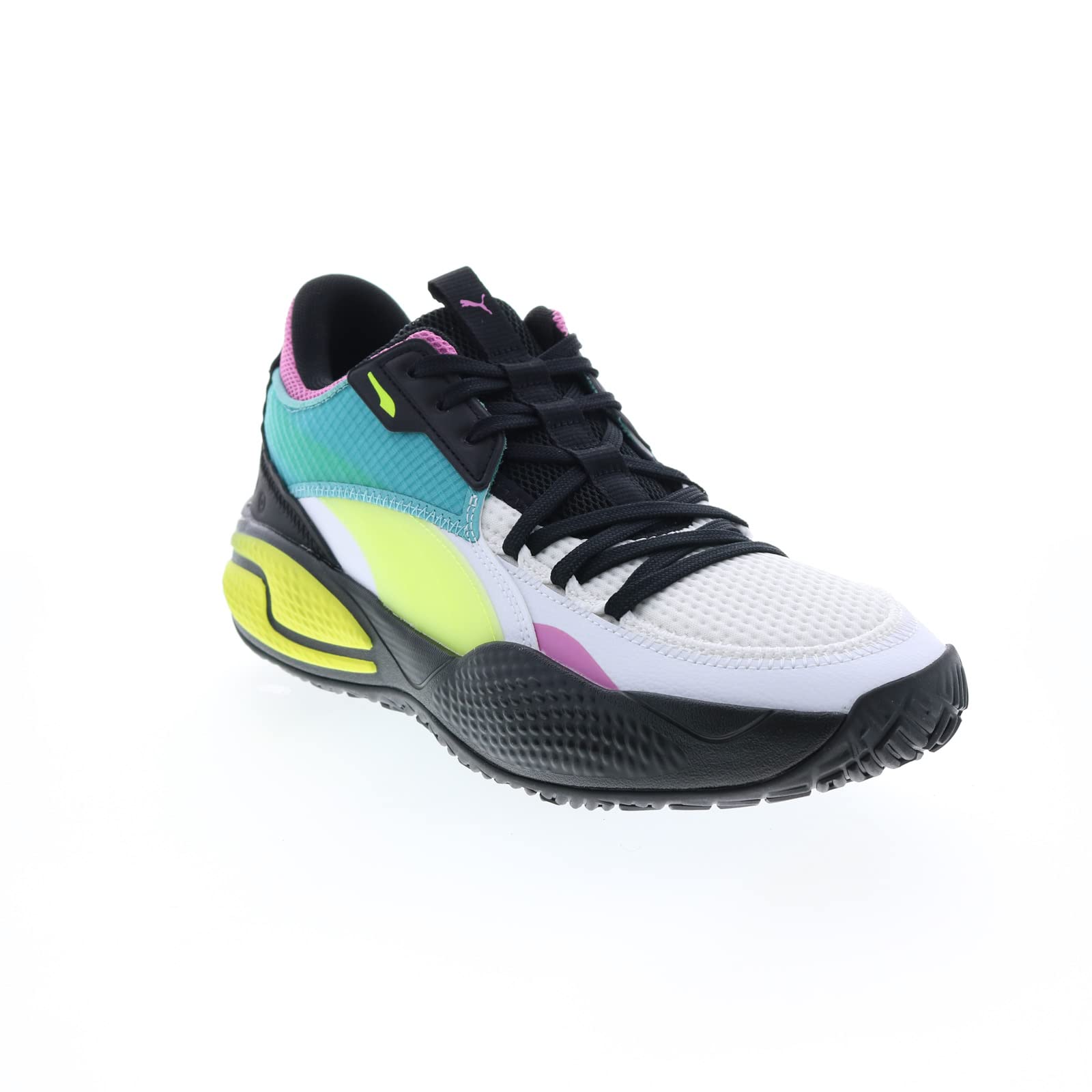 PUMA Men's Court Rider SWXP White Basketball Shoes - Size 10.5 | High-Performance Athletic Sneakers for Indoor & Outdoor Court Play