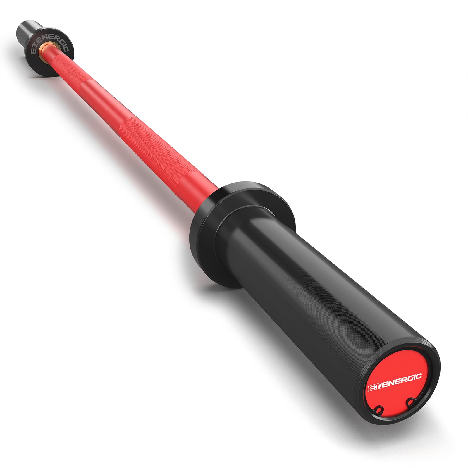 4ft Olympic Barbell 20KG Weightlifting Bar - 500lbs Capacity with Hard Chrome Sleeves for 2