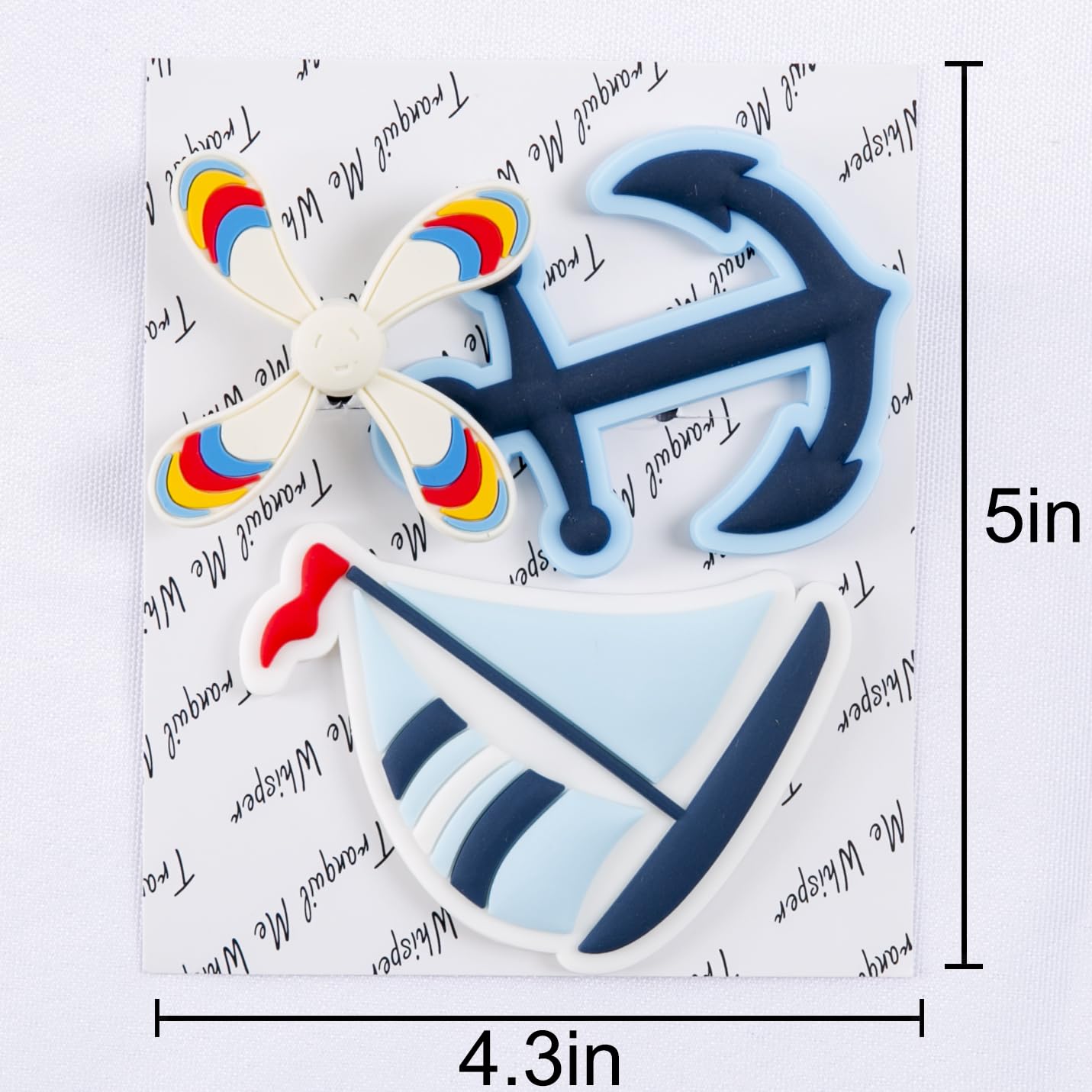 3PCS Cute Rubber Bag Charms - Compatible with Beach Bags, Simply Southern Bags & Tote Bags | Stylish Accessories for Summer, Travel & Everyday Use