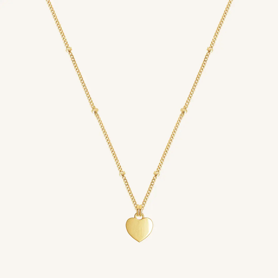 Mini Behold Heart Necklace - Dainty Gold/Silver Pendant for Women | Perfect Gift for Valentine's Day, Anniversary & Everyday Wear