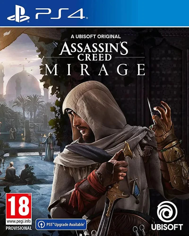 Assassin's Creed Mirage PS4 Game - Action Adventure Video Game for PlayStation 4 | Perfect for Open-World Gaming & Historical Fantasy Fans