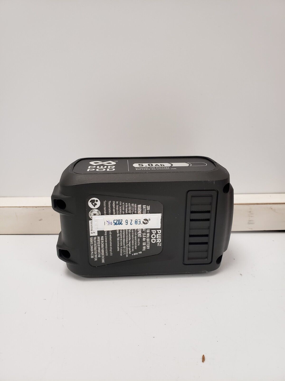 PWR POD 054 7558 4 Replacement Battery 5.0Ah - Compatible with Power Tools, Outdoor Equipment & Home Appliances - Long Lasting Lithium Ion Battery Pack