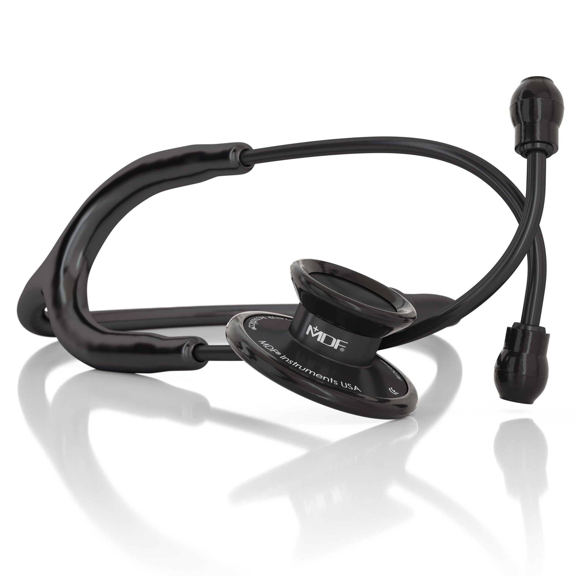 Premium Acoustica® Stethoscope - Black/BlackOut Edition for Medical Professionals & Students - Ideal for Clinical Use, Patient Exams & Healthcare Training