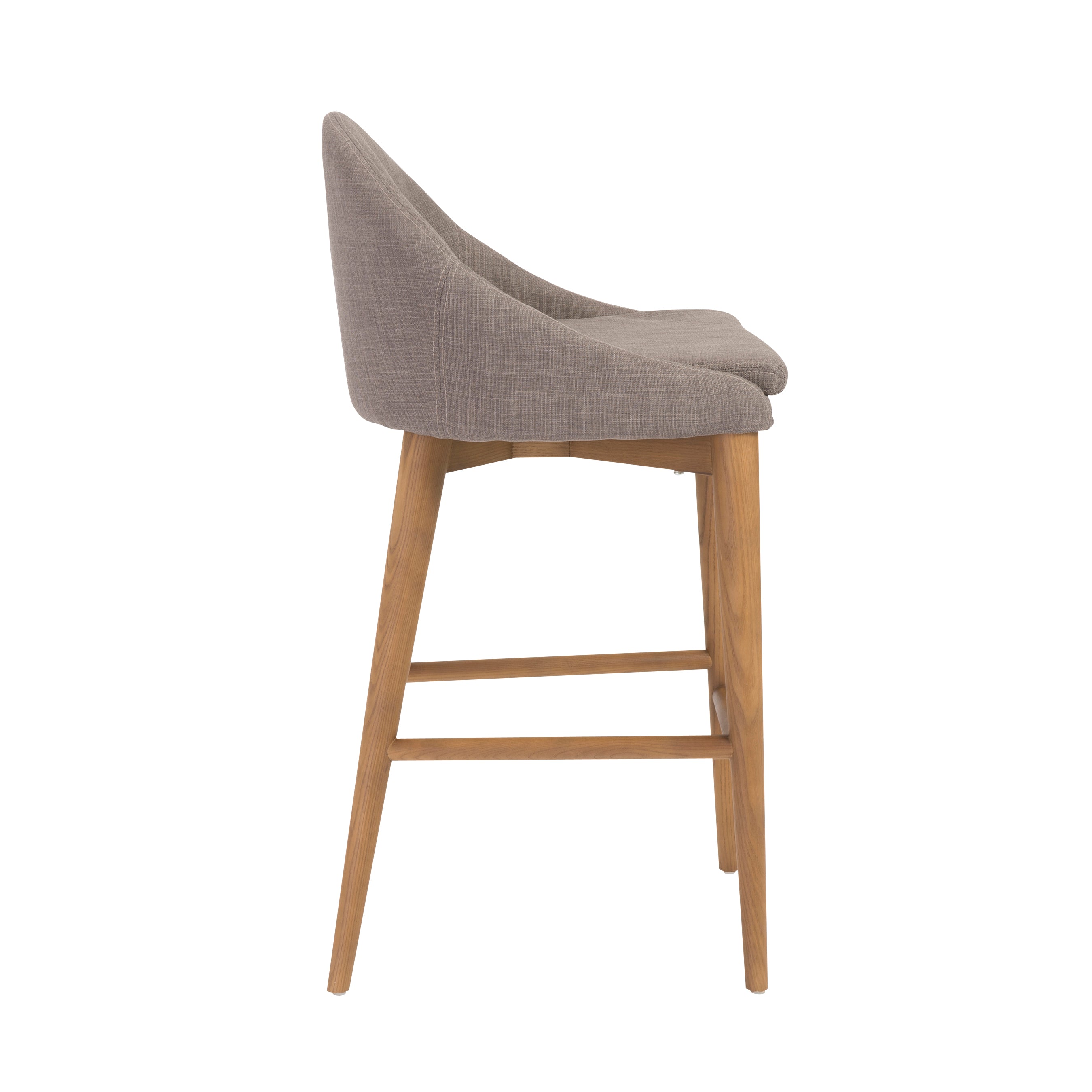 Baruch Counter Stool with Walnut Legs - 24