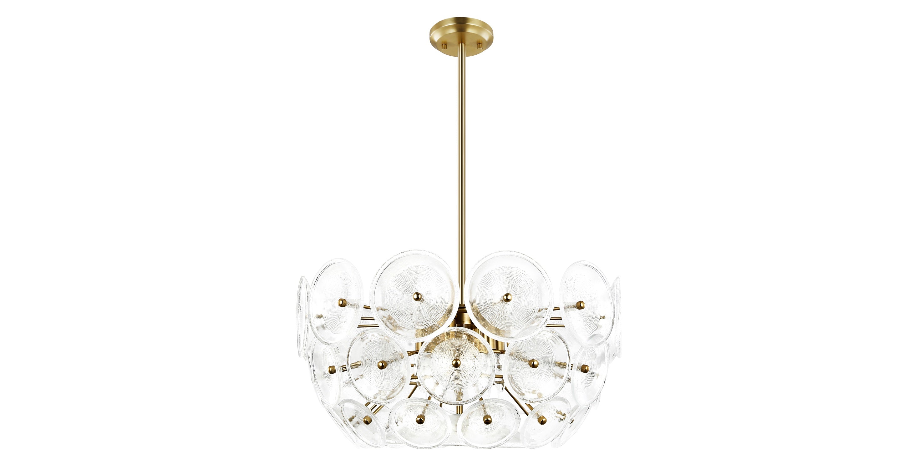 Chambery 6-Light Chandelier - Modern Crystal Ceiling Light Fixture for Dining Room, Living Room & Bedroom | Elegant Lighting for Home Decor