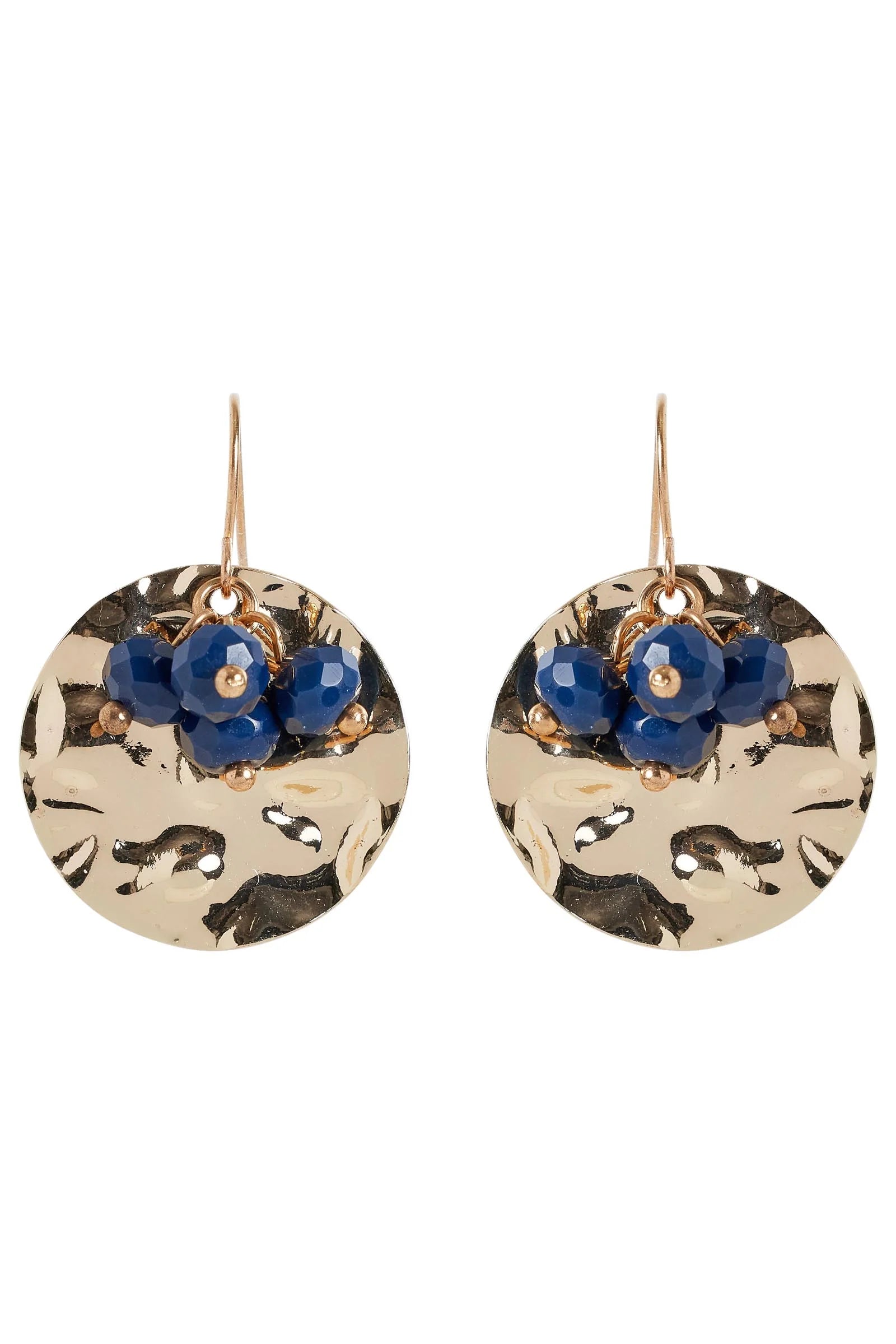 Joni Earrings for Women - Handmade Indigo Blue Dangle Earrings - Boho Chic Jewelry for Casual Wear & Special Occasions