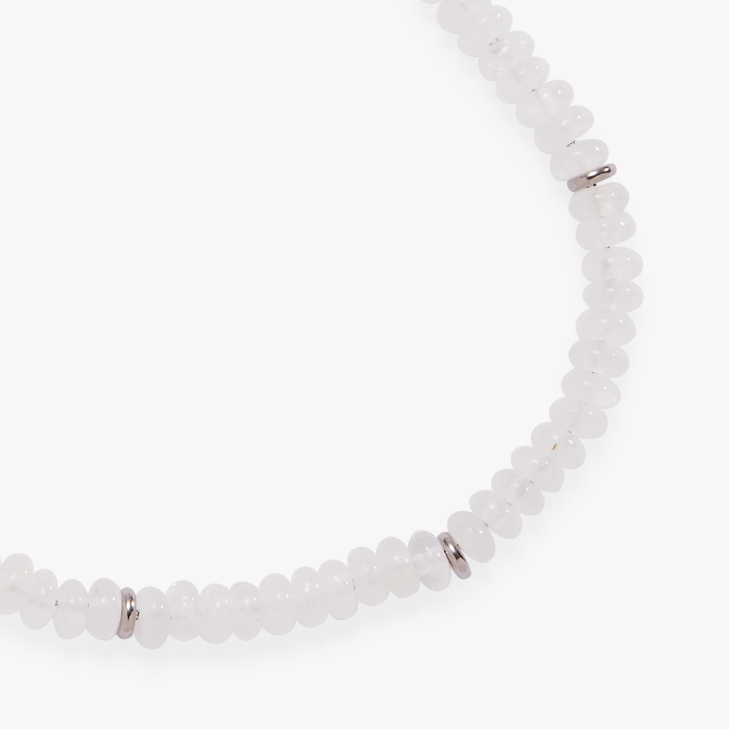 Natural Clear Quartz Beaded Anklet - Healing Crystal Ankle Bracelet for Women, Yoga, Meditation & Positive Energy - Boho Chic Jewelry for Spiritual Wellness