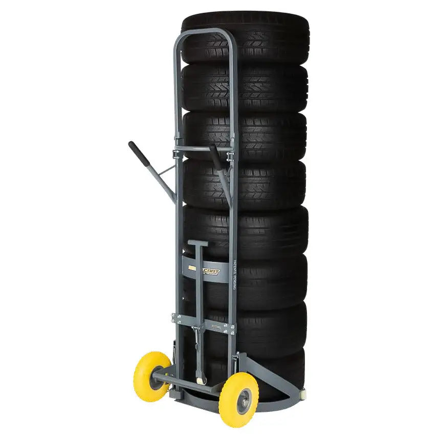Gaither Gen 3 Smart Tire Cart Y471147HD3 - Heavy Duty Wheel Dolly for Car, Truck & Motorcycle Tires - Perfect for Garage, Auto Shop & Warehouse Storage Organization