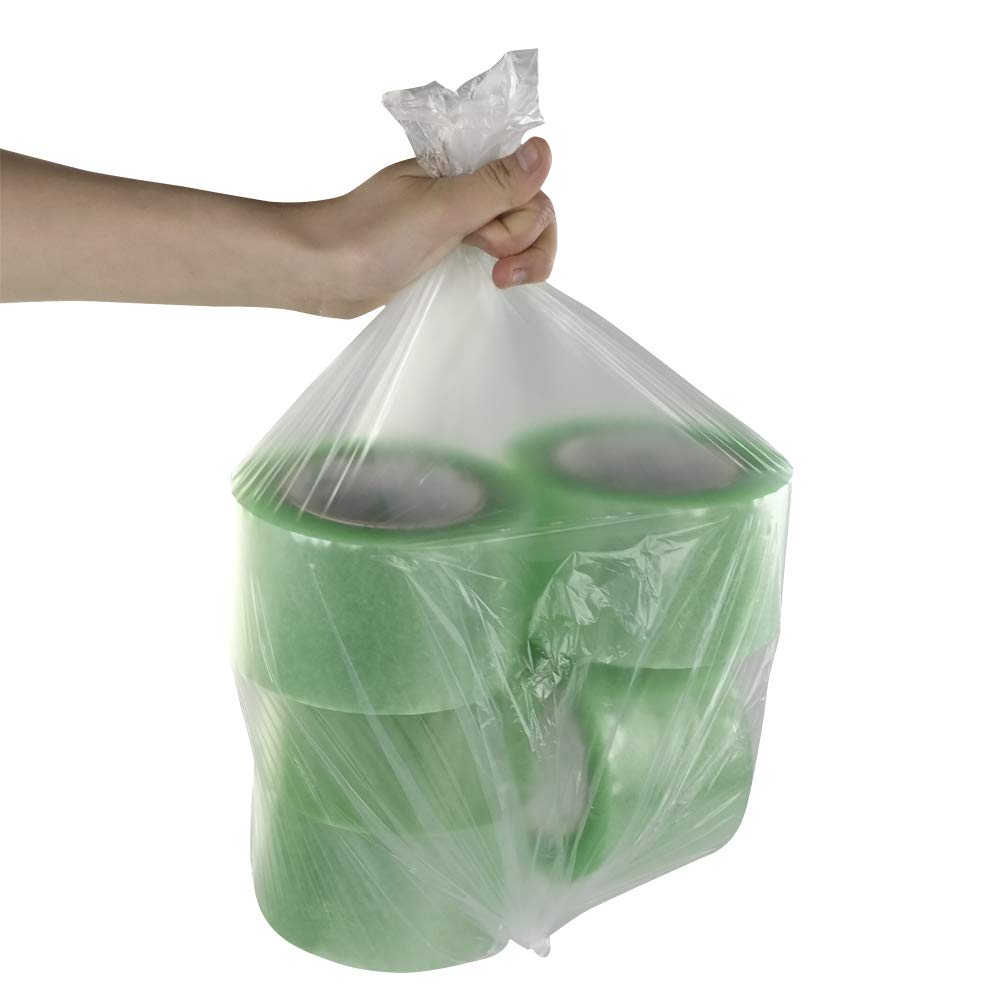 3 Gallon Small Garbage Bags - 225 Count (Black, Clear & White) | Perfect for Bathroom, Office & Kitchen Waste Disposal