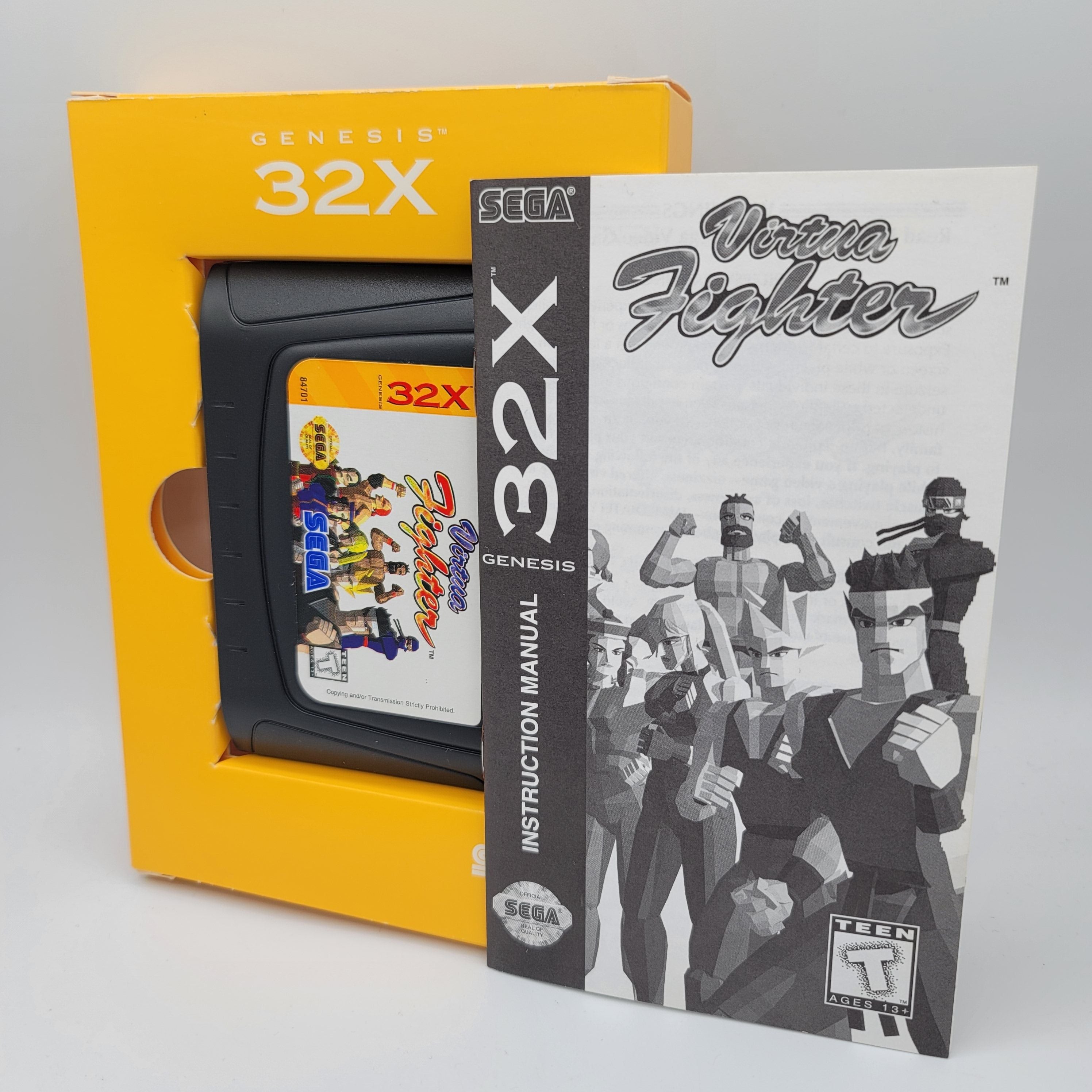 Virtua Fighter 32X - Complete in Box with Manual - Classic Sega Genesis Fighting Game for Collectors & Retro Gamers - Perfect for Gaming Nights & Nostalgic Play