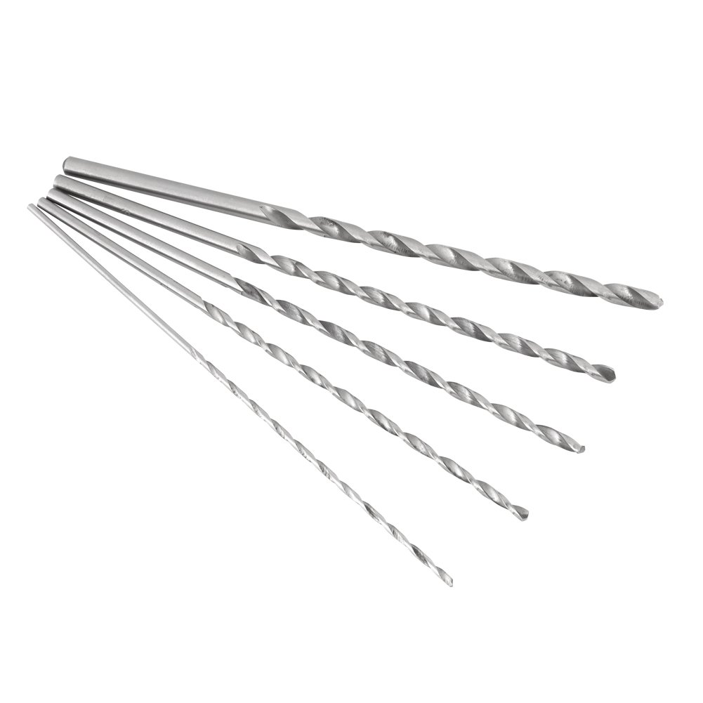 Boxwizard High-Speed Steel Extra Long Twist Drill Bit Set - 25mm Straight Shank for Woodworking, Metal & DIY Projects - Perfect for Power Drills & Professional Woodworking Tools