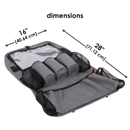 Diono Stow 'n Go XL Car Organizer - Premium Vehicle Storage Solution for Toys, Snacks & Essentials | Perfect for Road Trips, Family Travel & Daily Commutes