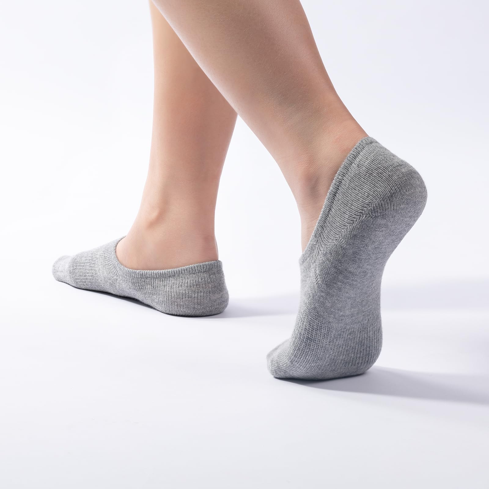 IDEGG No Show Socks for Women & Men - Low Cut Invisible Liner Socks - Anti-Slip Athletic Running Socks - Breathable Casual Socks for Sneakers, Loafers & Dress Shoes - Perfect for Workouts, Office & Daily Wear