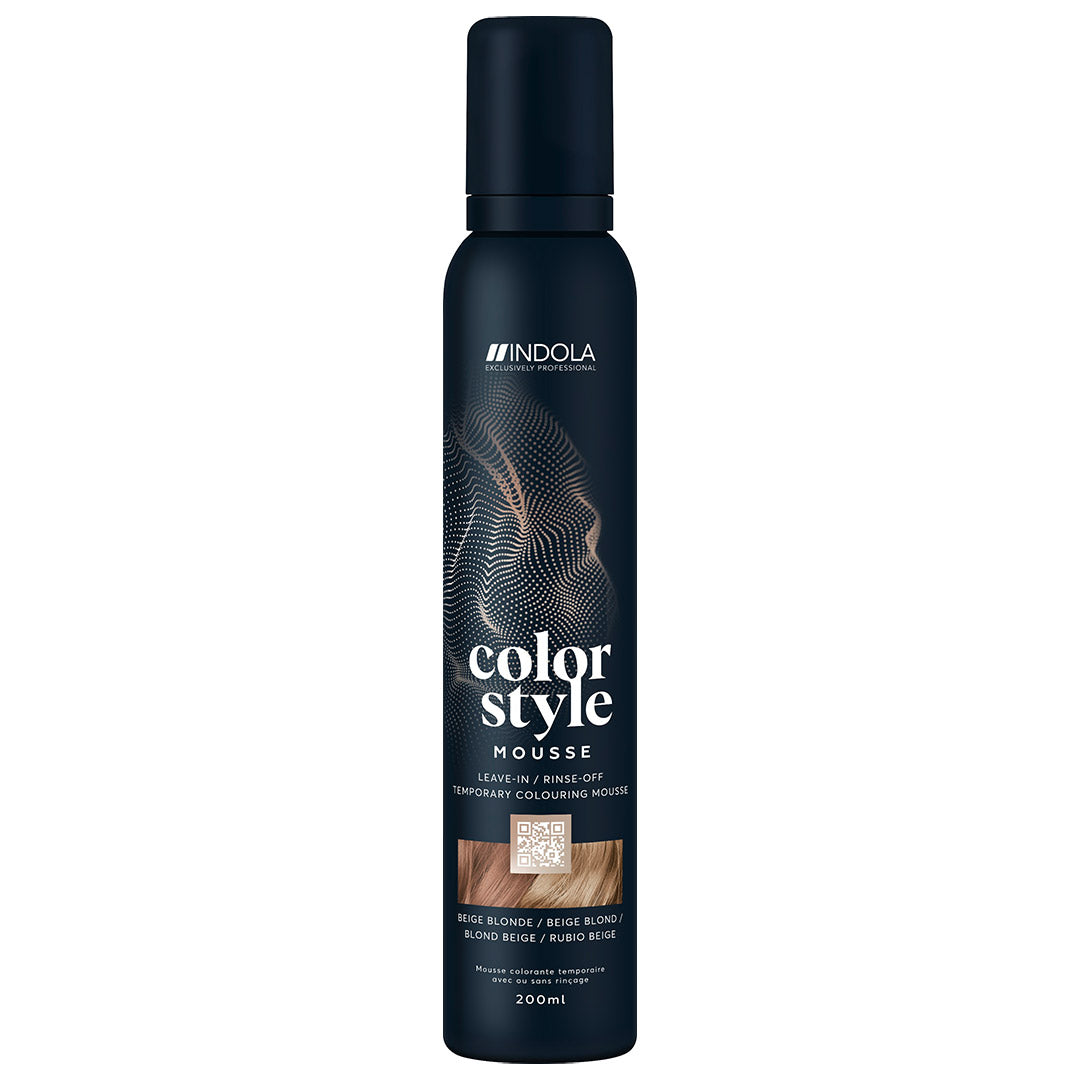 Indola Colour Style Beige Blonde Hair Dye 200ml - Professional Salon Quality for Natural-Looking Highlights & Full Coverage