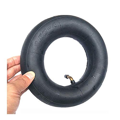 8 Inch 45 Degree Angle 2.50-4 Inflatable Inner Tube for Electric Scooter - Replacement Tire for Electric Tricycle, Mobility Scooter & E-Bike (2 Pack) - Perfect for Commuting, Leisure Rides & Outdoor Adventures