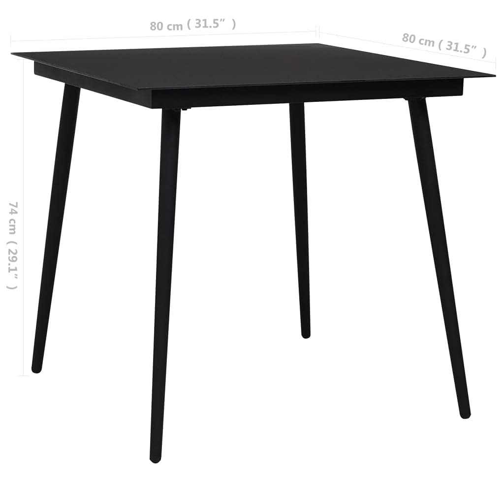 Square Outdoor Dining Table 31.5