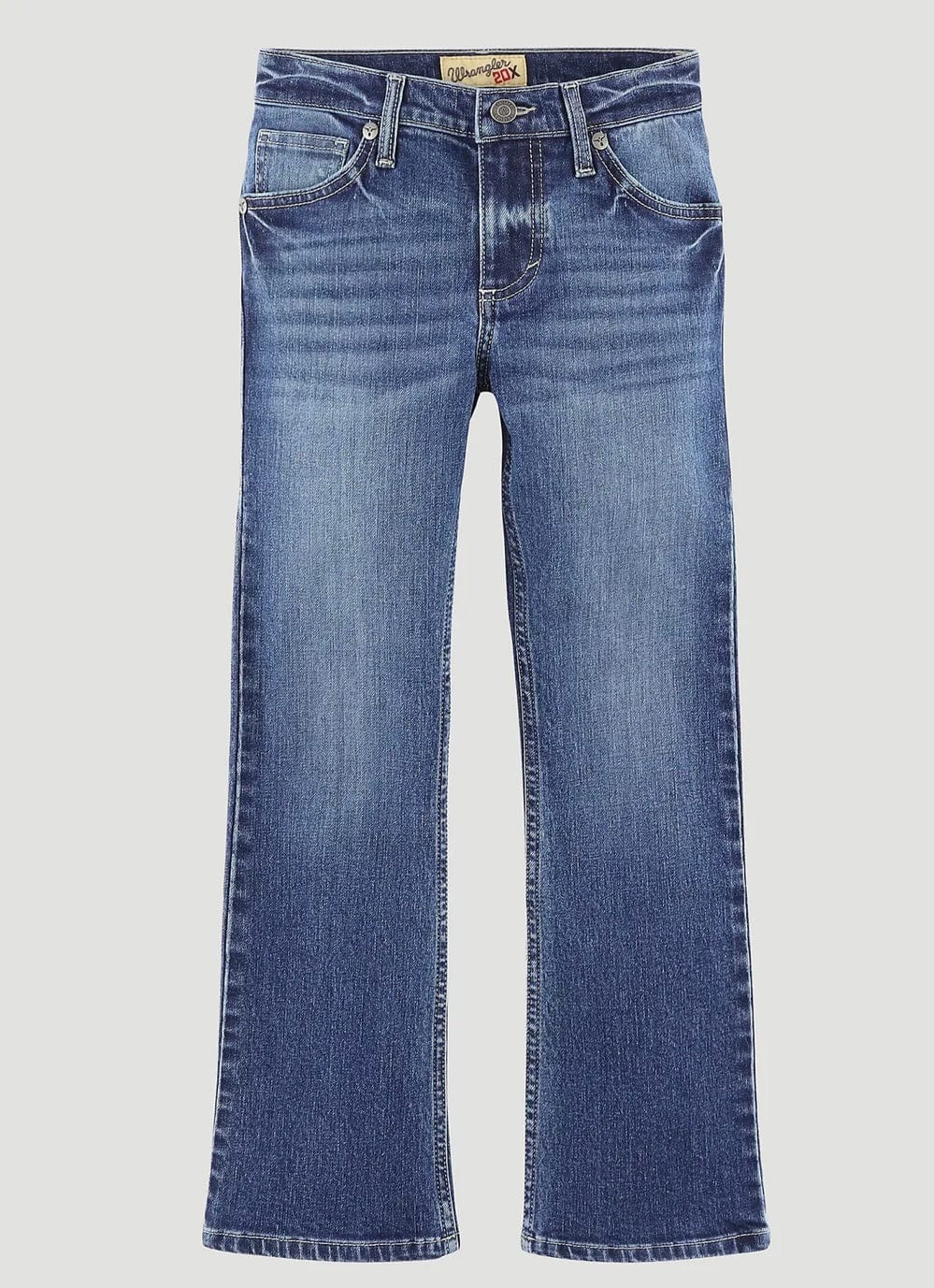 Wrangler Boys' 20X Vintage Bootcut Jeans - Classic Denim Pants for Kids, School & Casual Wear