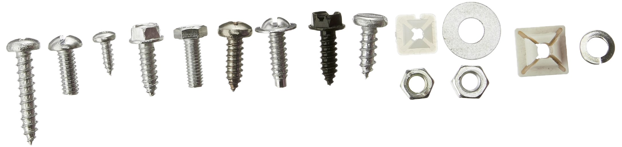 Dorman 030-400 License Plate Fasteners Kit - Durable Automotive Hardware for Secure Mounting - Perfect for Car, Truck & SUV License Plate Installation & Maintenance