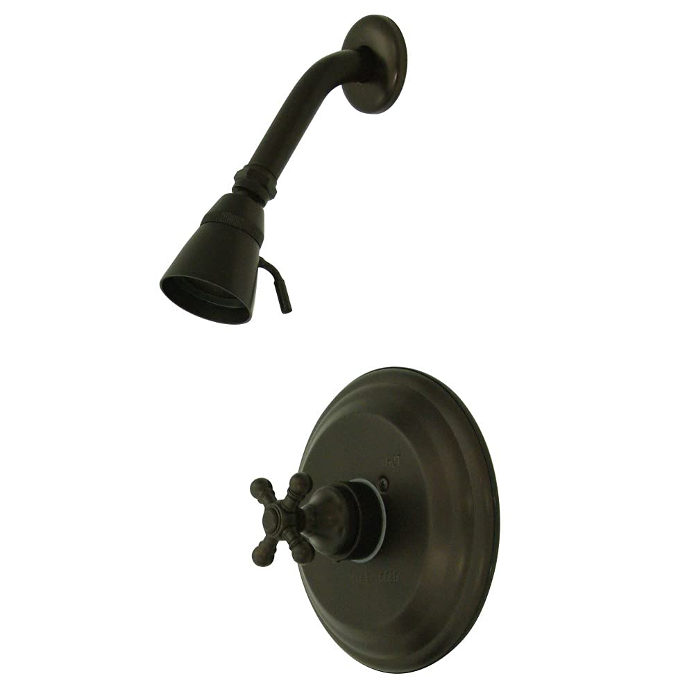 Kingston Brass KB2635BXSO Oil Rubbed Bronze Pressure Balanced Shower Faucet - 7.5 Inch Metropolitan Series for Bathroom & Shower Renovation | Perfect for Modern Homes & Spa-Like Experience