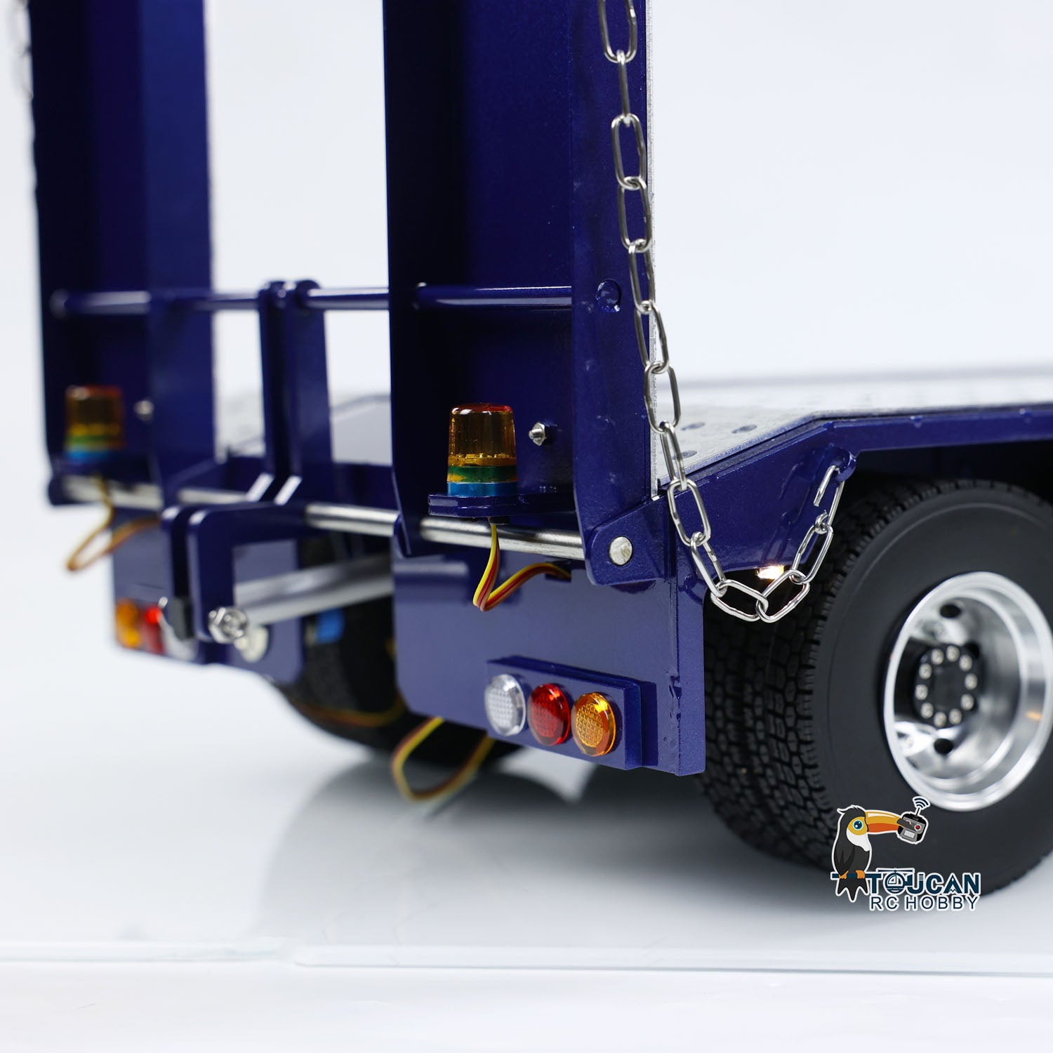 1/14 Scale TAMIYA RC Tractor Truck 5-Axle Metal Semi Trailer - Remote Control Dump Truck Tipper for DIY Simulation Vehicle Models | Perfect for RC Construction Site Play & Collector Displays