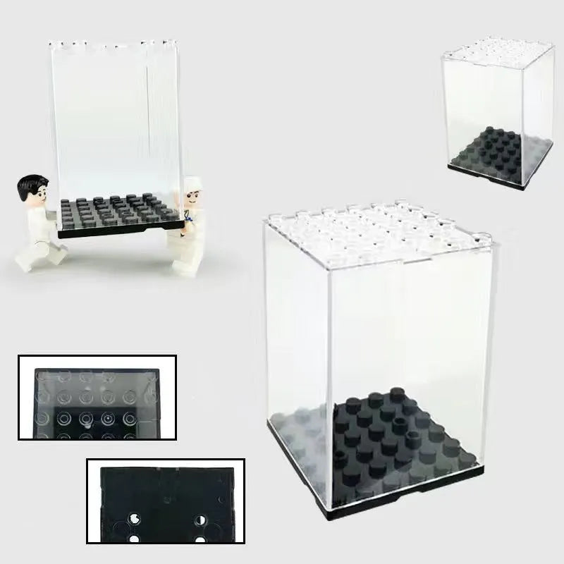 Premium LEGO Minifigure Display Case - Set of 1 or 2 Pieces - Perfect for Collectors & Home/Office Decoration