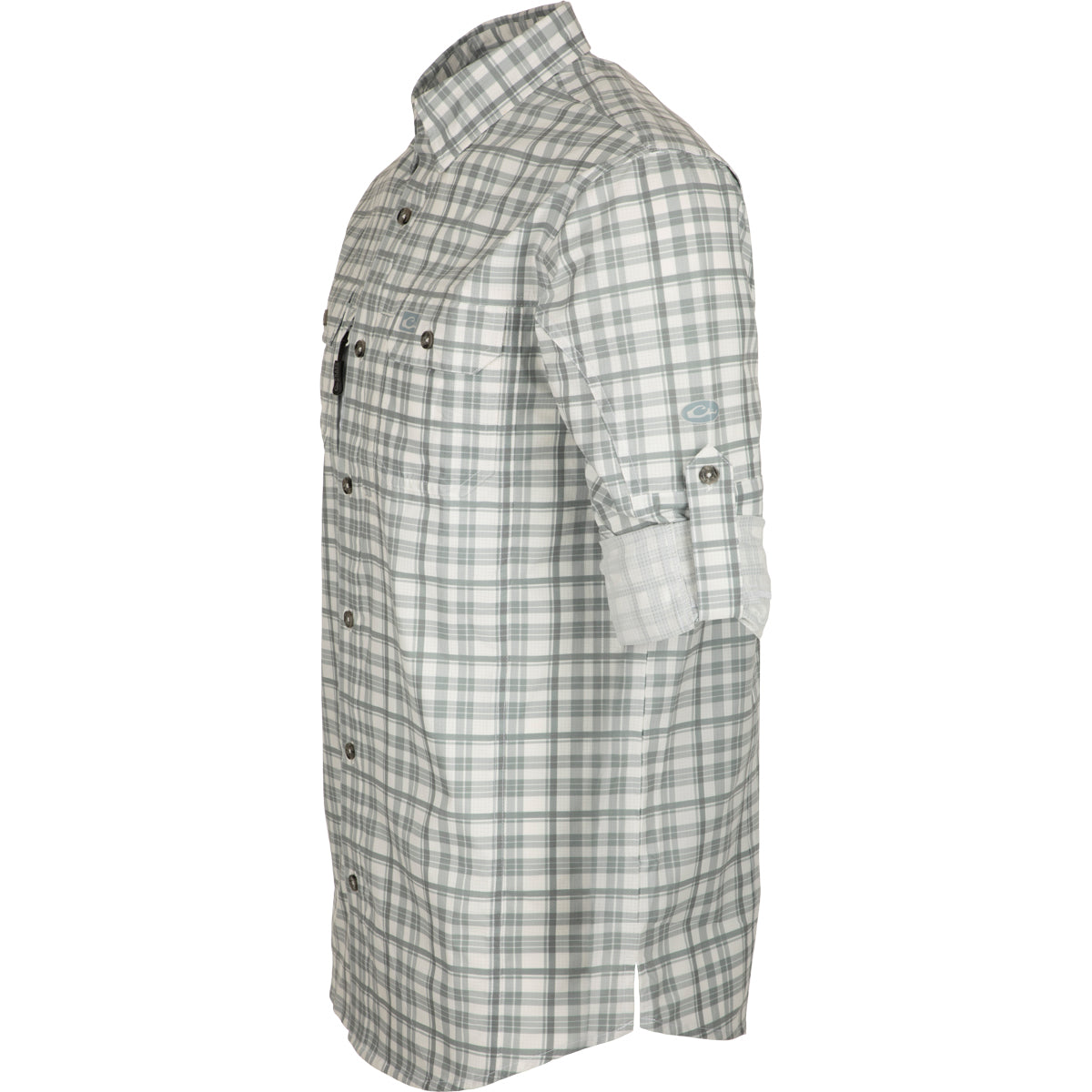 Hunter Creek Long Sleeve Plaid Shirt - Classic Window Pane Checkered Button Down for Men - Perfect for Casual Outings, Outdoor Adventures & Office Wear