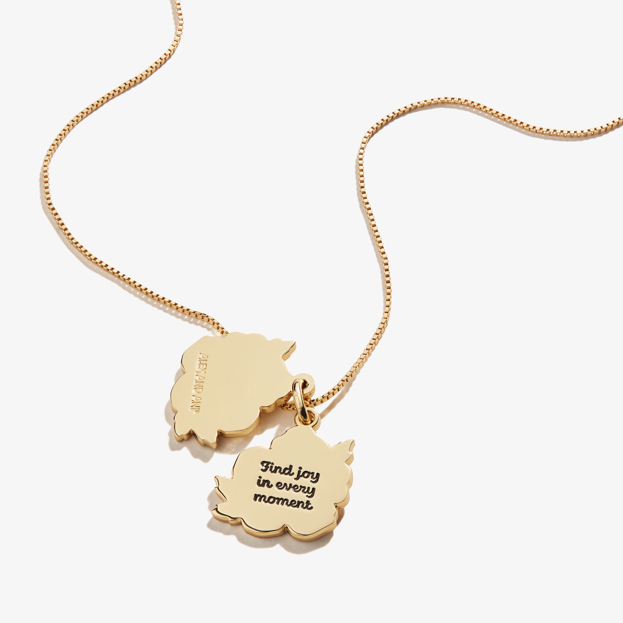 Buttercup Flower Necklace - 'Find Joy In Every Moment' Inspirational Jewelry for Women, Perfect Gift for Birthday, Anniversary & Everyday Wear