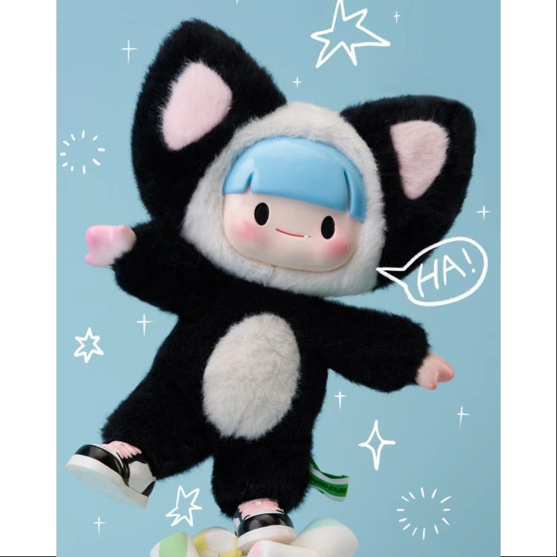 Adou Yummy Plush Series Secret Brown Sugar Bobo Bean (1/72) - Cute Collectible Stuffed Toy for Kids & Adults | Perfect for Gifts, Bedroom Decor, and Stress Relief