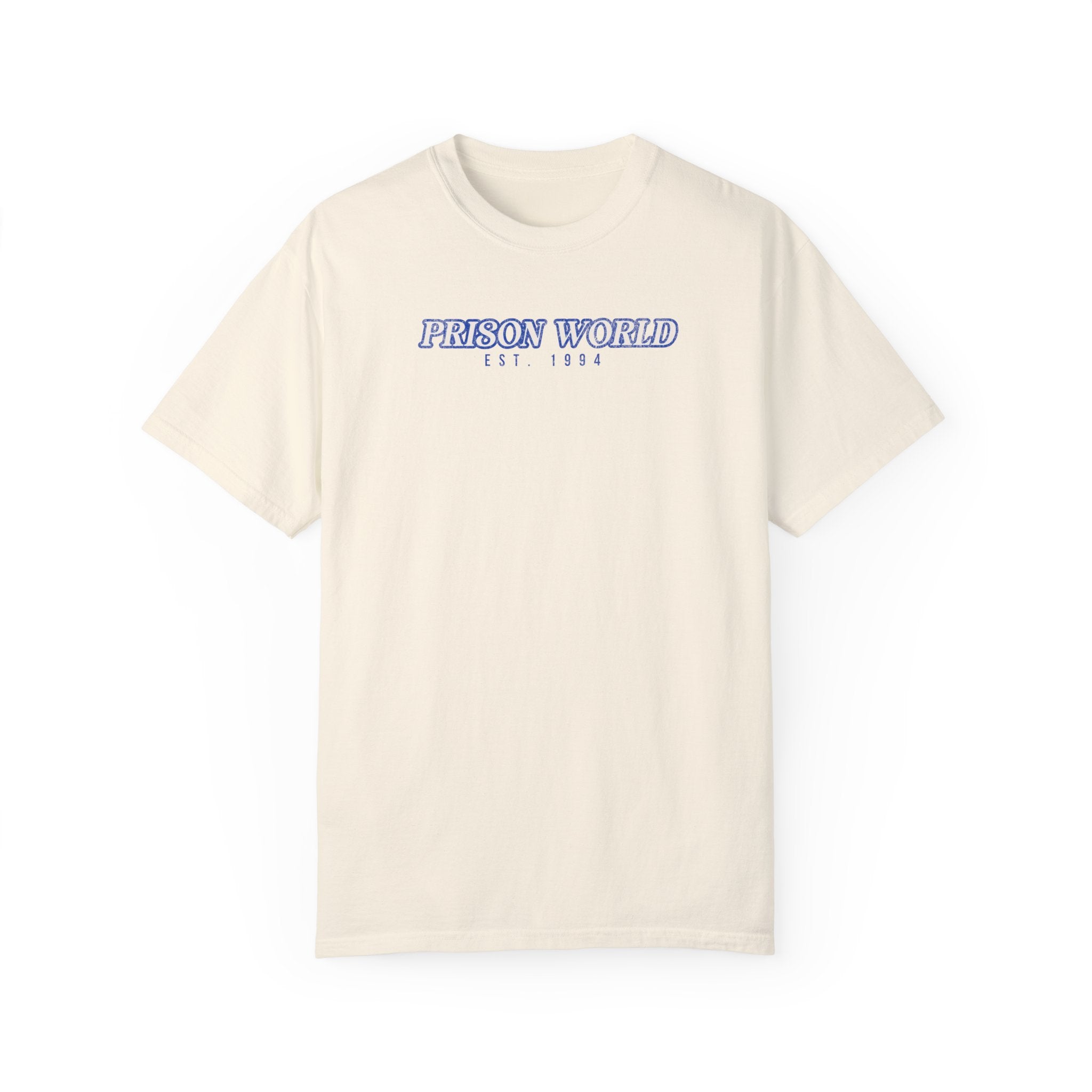 Prison World Graphic T-Shirt - Cool Streetwear Tee for Men & Women - Perfect for Casual Wear, Gifts, and Urban Fashion